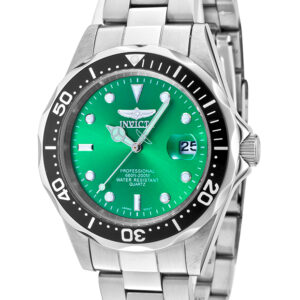 invicta pro diver green dial men's watch 10667