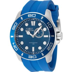 invicta pro diver latam exclusive quartz blue dial men's watch 49271