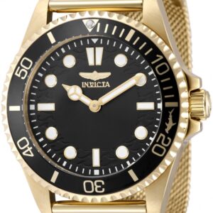 invicta pro diver quartz black dial men's watch 49691