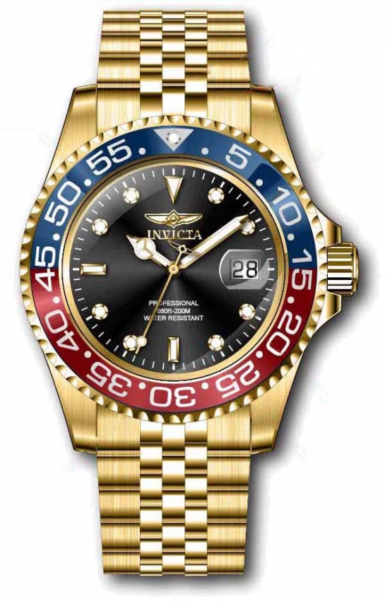 invicta pro diver quartz black dial pepsi bezel men's watch 36041 invicta pro diver quartz black dial pepsi bezel men's watch 36041