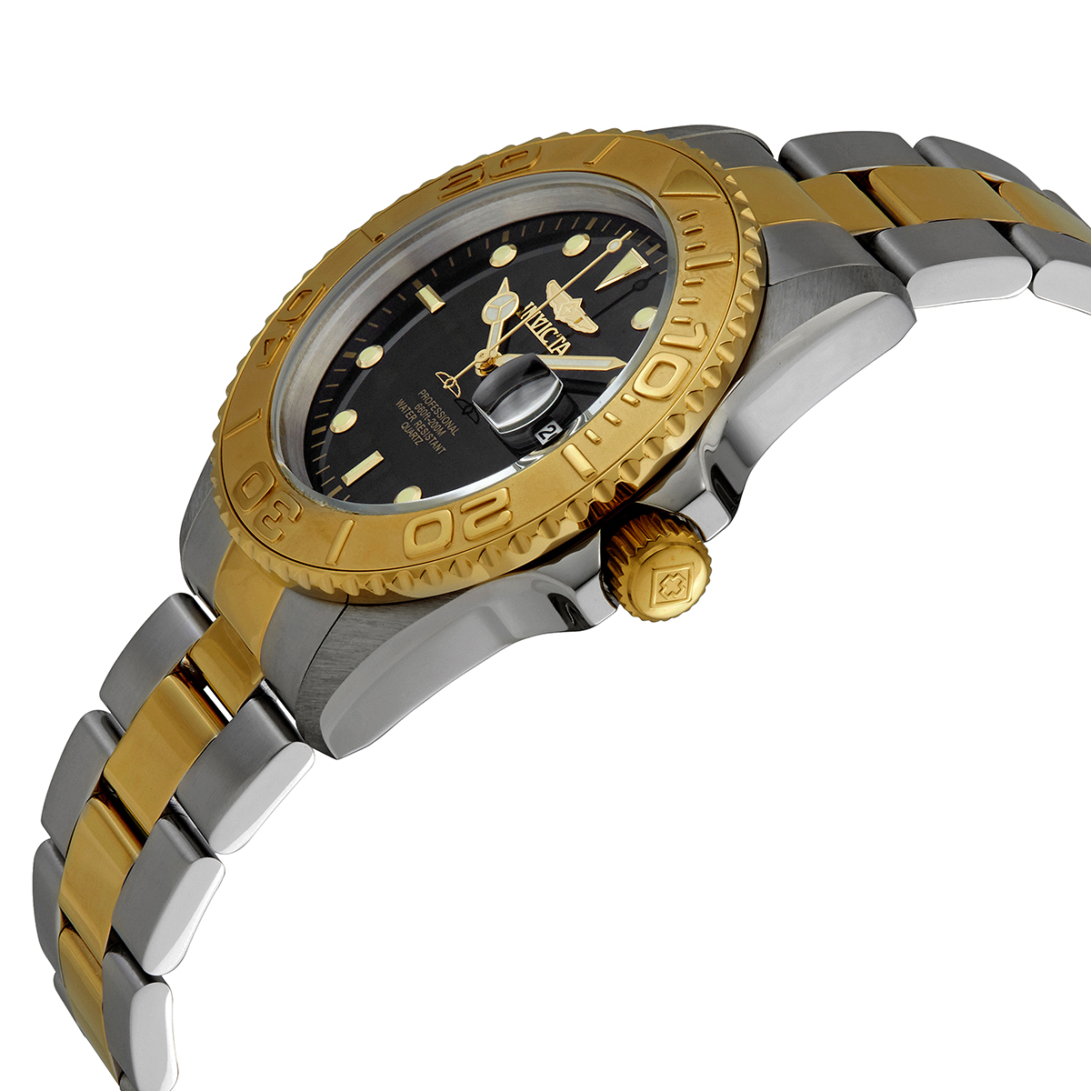 invicta pro diver quartz black dial two tone men's watch 29948 invicta pro diver quartz black dial two tone men's watch 29948
