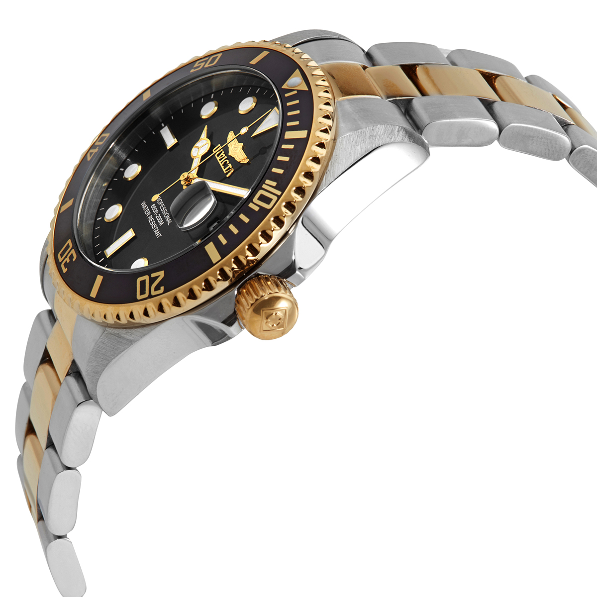 invicta pro diver quartz black dial two tone men's watch 33269 invicta pro diver quartz black dial two tone men's watch 33269
