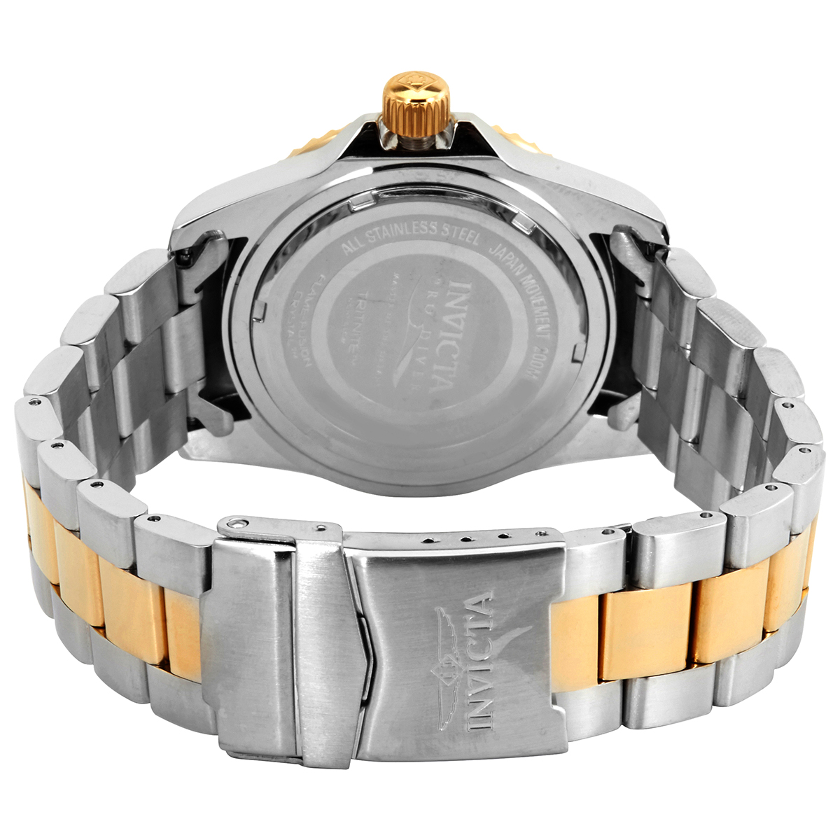 invicta pro diver quartz black dial two tone men's watch 33269 invicta pro diver quartz black dial two tone men's watch 33269