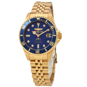 invicta pro diver quartz blue dial ladies watch 29191