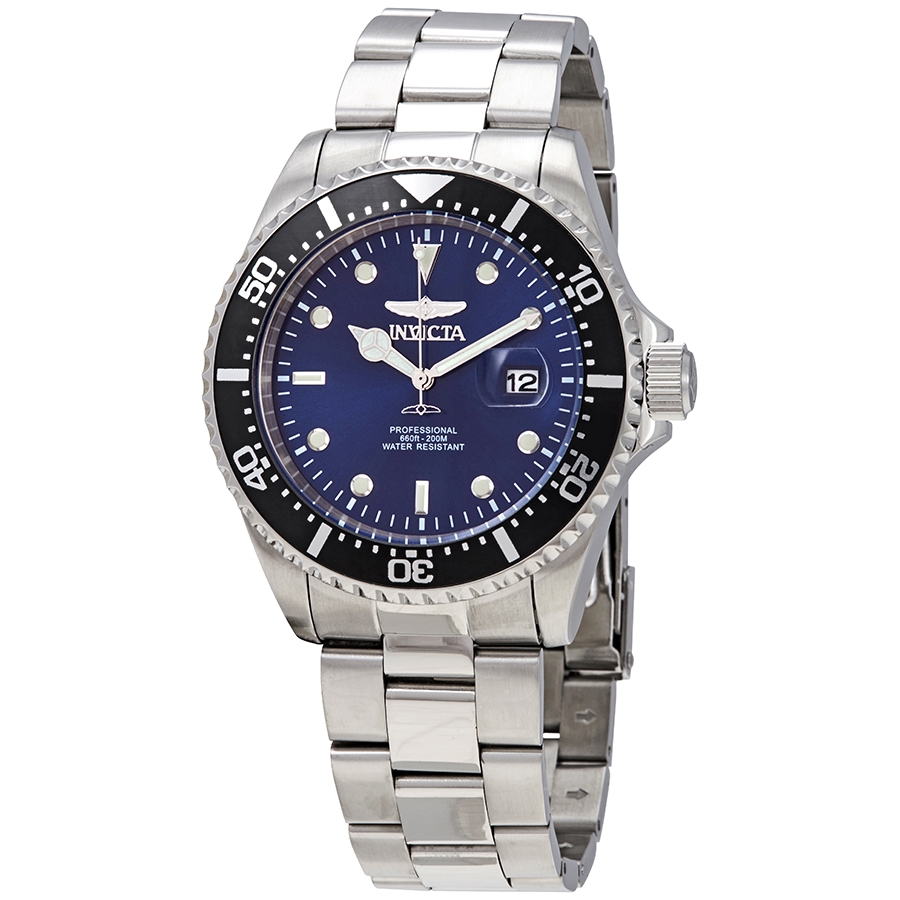 invicta pro diver quartz blue dial stainless steel men's watch 22054 invicta pro diver quartz blue dial stainless steel men's watch 22054