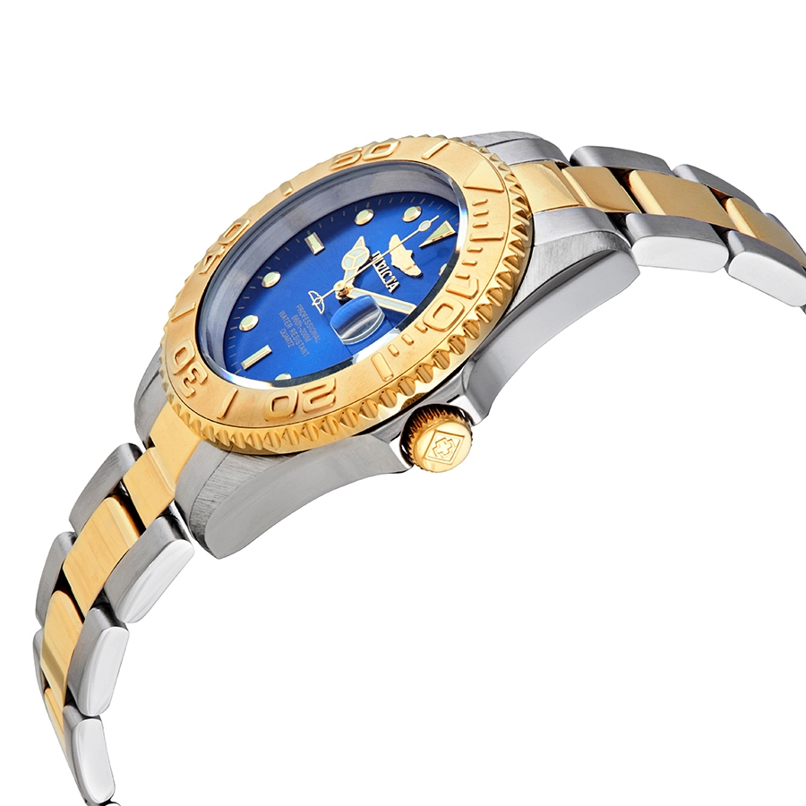 invicta pro diver quartz blue dial two tone men's watch 29942 invicta pro diver quartz blue dial two tone men's watch 29942