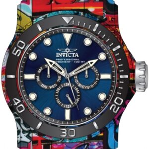 invicta pro diver quartz blue dial men's watch 47856