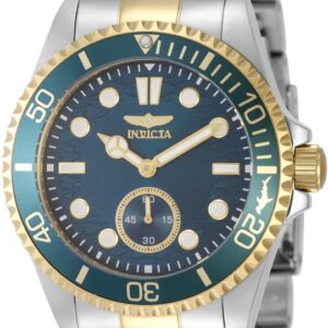 invicta pro diver quartz blue dial men's watch 49424