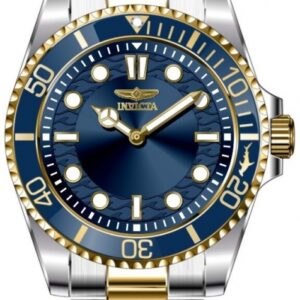 invicta pro diver quartz blue dial men's watch 49696