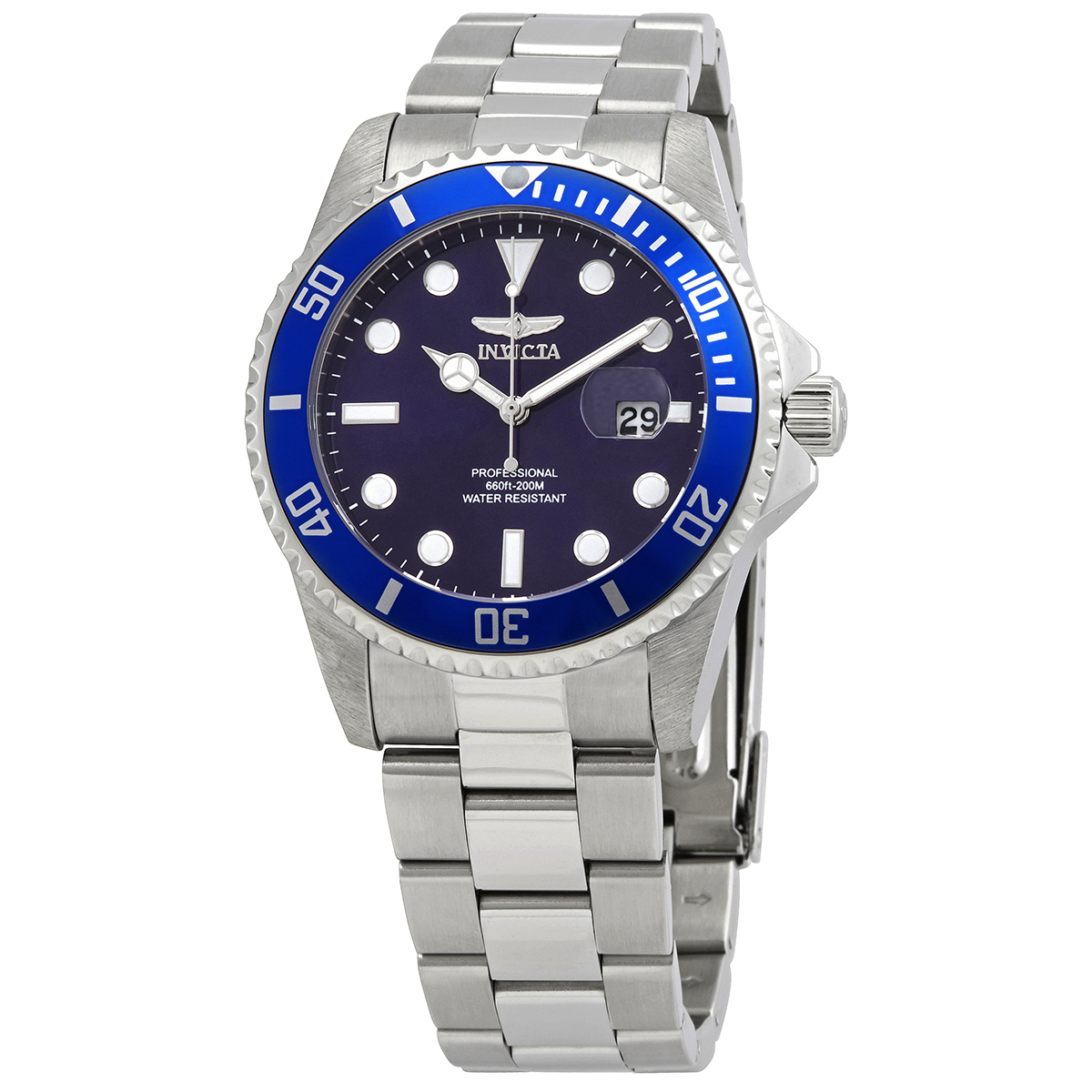 invicta pro diver quartz blue dial stainless steel men's watch 33267 invicta pro diver quartz blue dial stainless steel men's watch 33267