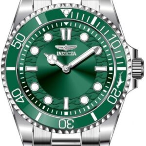 invicta pro diver quartz green dial men's watch 49695