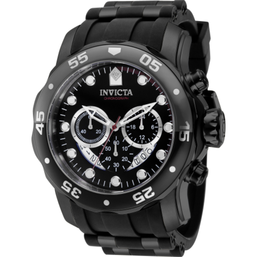 invicta pro diver scuba chronograph gmt quartz black dial men's watch 37231 invicta pro diver scuba chronograph gmt quartz black dial men's watch 37231