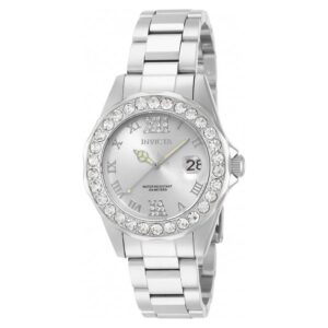 invicta pro diver silver dial ladies watch 15251