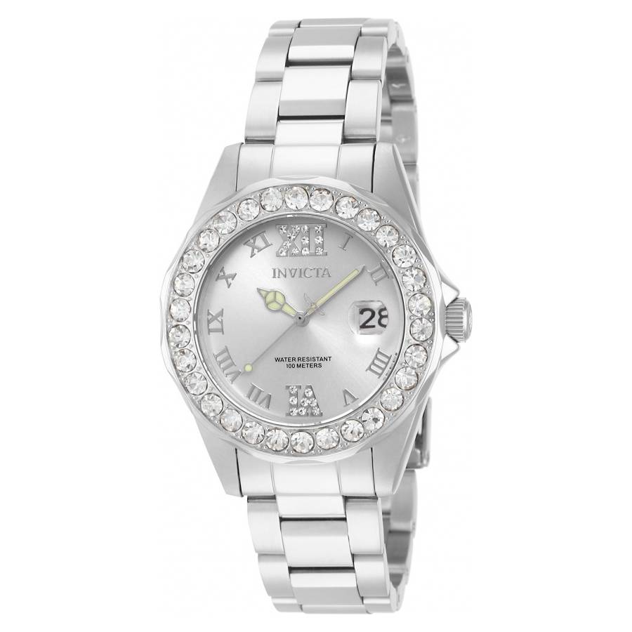 invicta pro diver silver dial ladies watch 15251 invicta pro diver silver dial ladies watch 15251