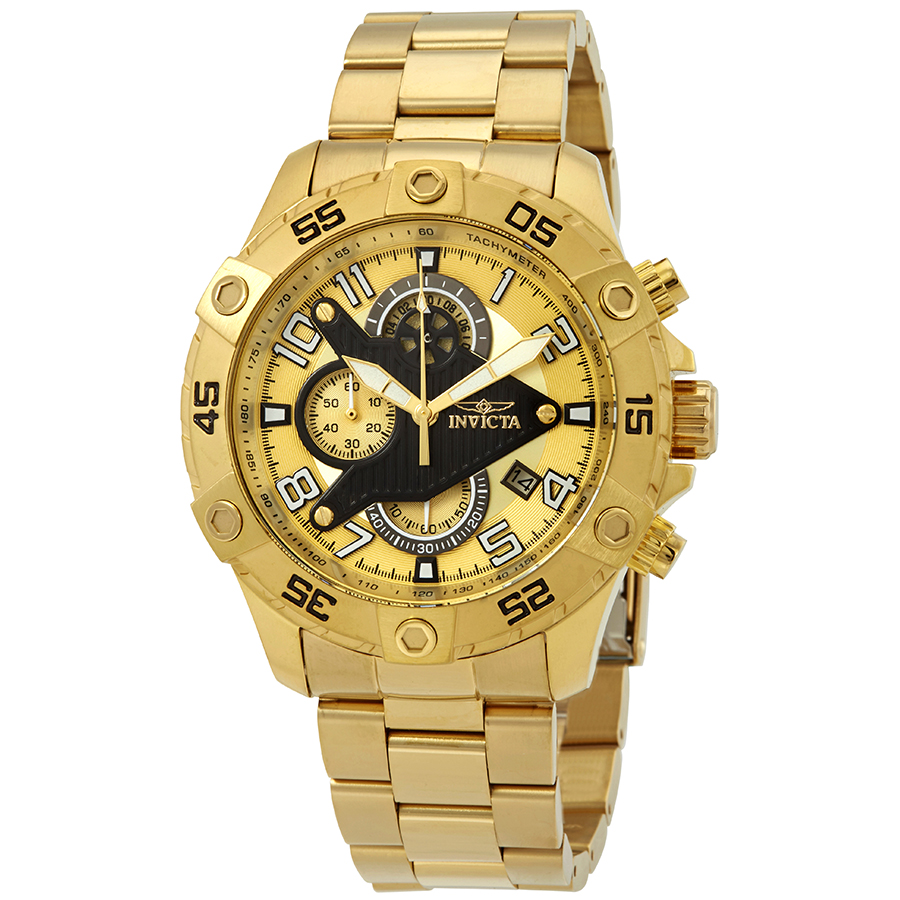 invicta s1 rally chronograph gold dial men's watch 26098 invicta s1 rally chronograph gold dial men's watch 26098