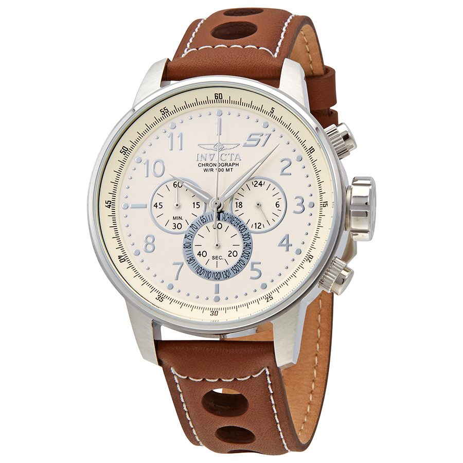 invicta s1 rally chronograph ivory dial men's watch 25724 invicta s1 rally chronograph ivory dial men's watch 25724