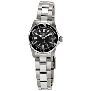 invicta sapphire diver black dial ladies watch 7059