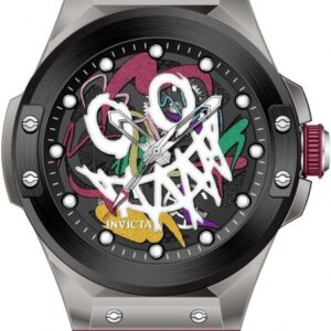 invicta sea base iridescent and black dial men's watch 50007