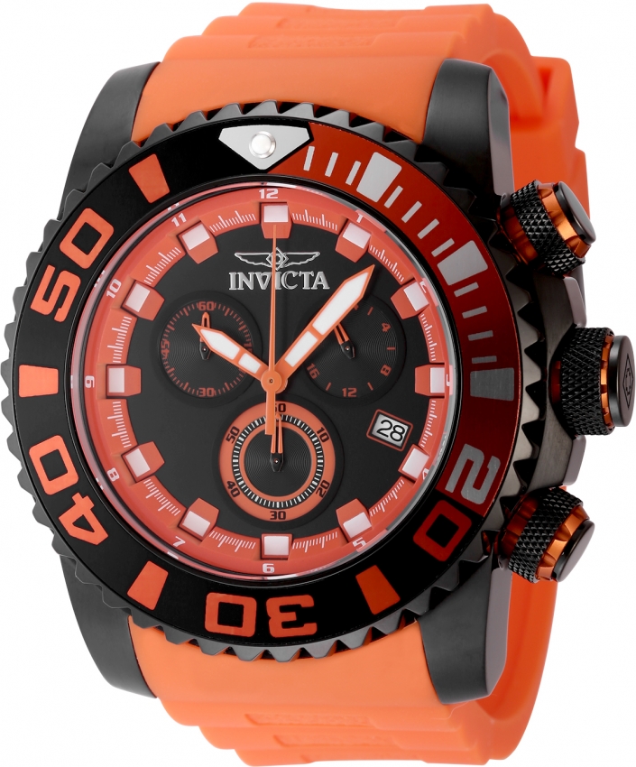 invicta sea hunter chronograph gmt quartz black dial men's watch 48986 invicta sea hunter chronograph gmt quartz black dial men's watch 48986
