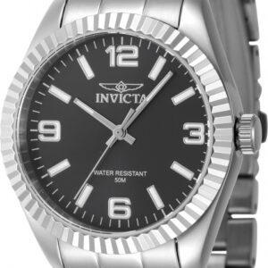 invicta specialty quartz black dial ladies watch 47463
