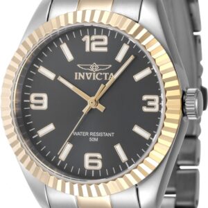 invicta specialty quartz black dial ladies watch 47468
