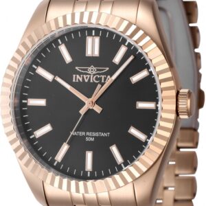invicta specialty quartz black dial men's watch 47492