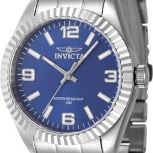 invicta specialty quartz blue dial ladies watch 47466