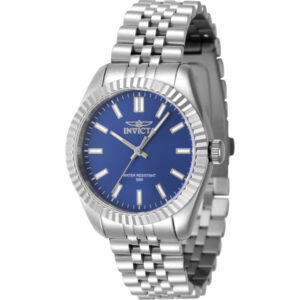 invicta specialty quartz blue dial ladies watch 47497