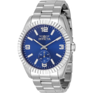 invicta specialty quartz blue dial men's watch 49382
