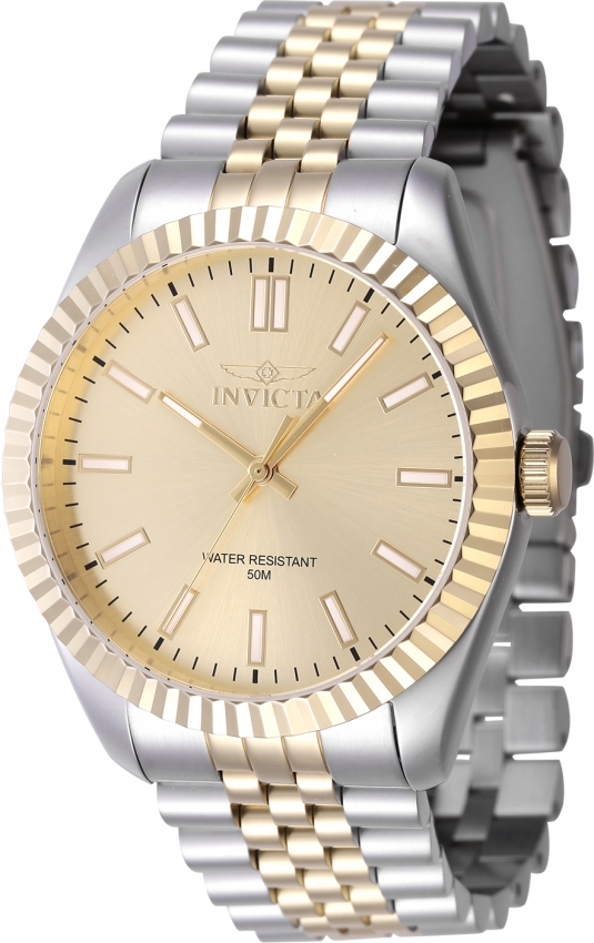 invicta specialty quartz gold dial men's watch 47487 invicta specialty quartz gold dial men's watch 47487