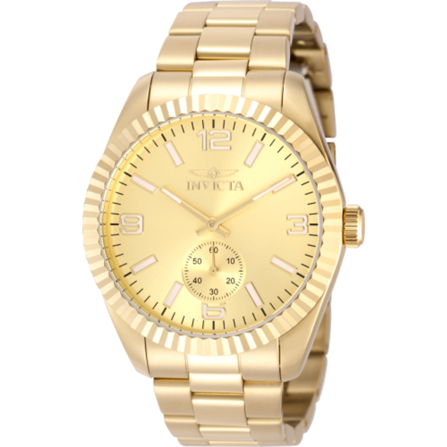 invicta specialty quartz gold dial men's watch 49391 invicta specialty quartz gold dial men's watch 49391