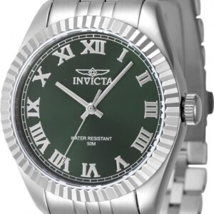 invicta specialty quartz green dial ladies watch 47410