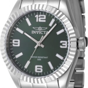 invicta specialty quartz green dial ladies watch 47465
