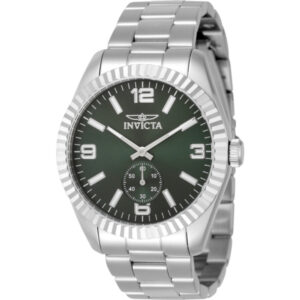 invicta specialty quartz green dial men's watch 49358