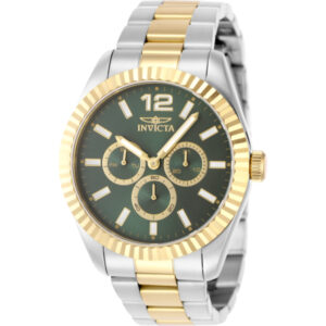 invicta specialty quartz green dial men's watch 49517