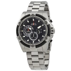 invicta speedway black dial chronograph men's watch 25512