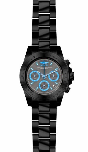 invicta speedway chronograph grey dial black ion plated men's watch 17313 invicta speedway chronograph grey dial black ion plated men's watch 17313