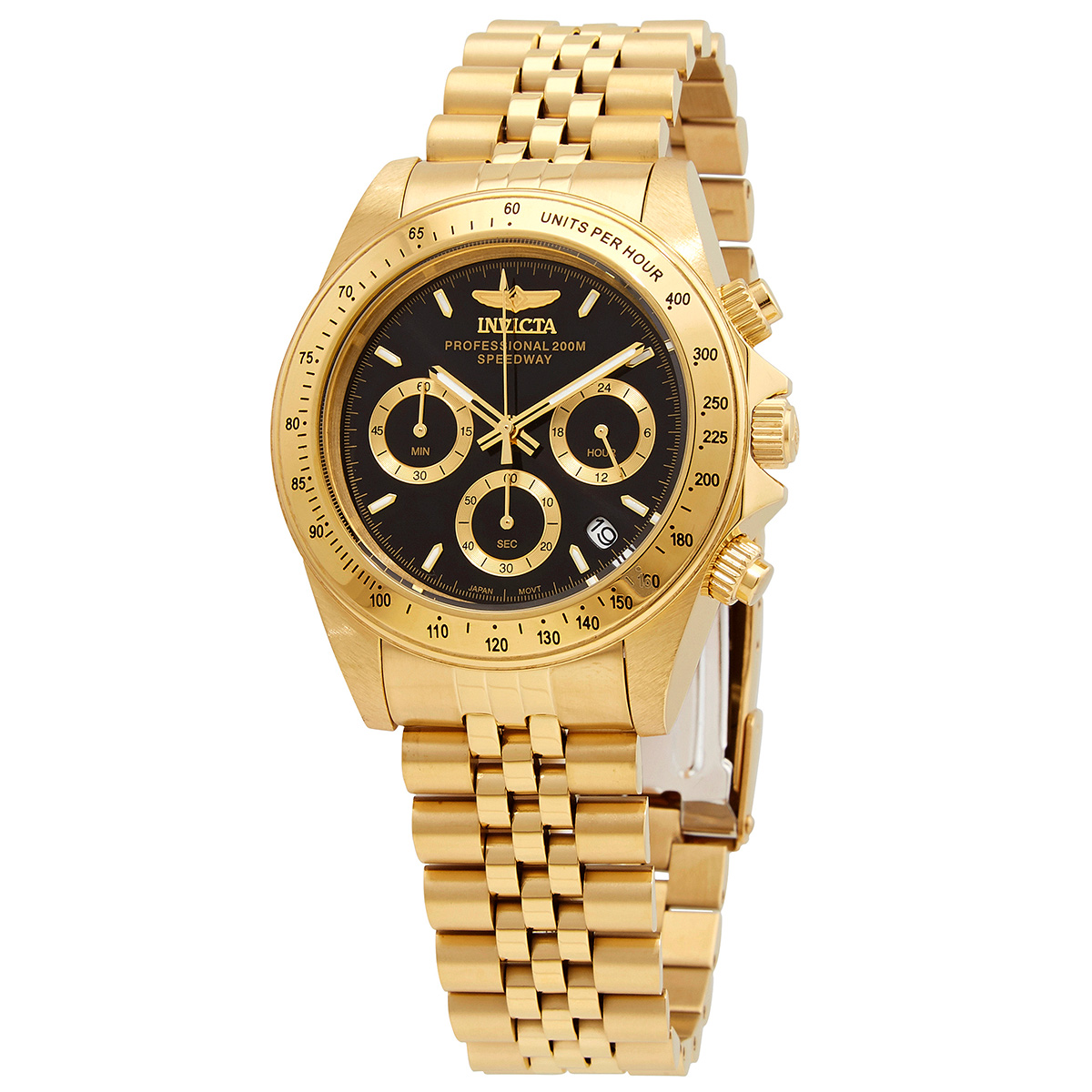 invicta speedway chronograph quartz black dial men's watch 31001 invicta speedway chronograph quartz black dial men's watch 31001