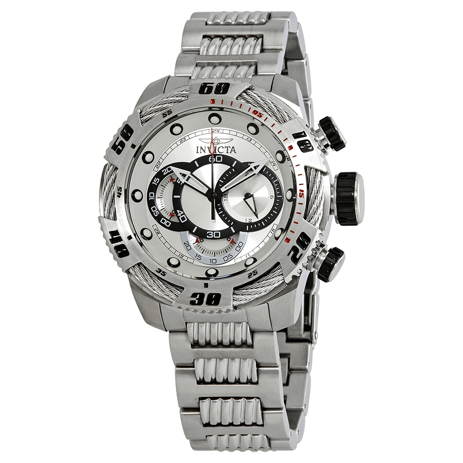 invicta speedway chronograph silver dial men's watch 25479 invicta speedway chronograph silver dial men's watch 25479