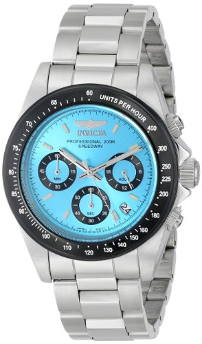 invicta speedway chronograph turquoise dial stainless steel men's watch 15589 invicta speedway chronograph turquoise dial stainless steel men's watch 15589