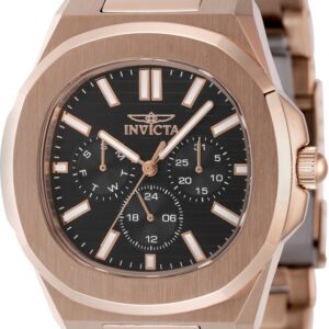 invicta speedway quartz brown dial men's watch 48524