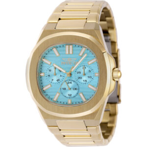invicta speedway quartz light blue dial men's watch 48522