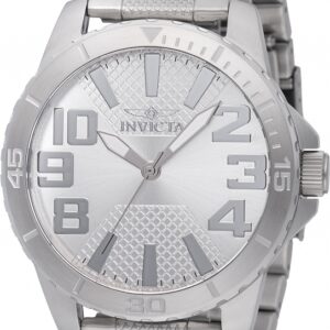 invicta speedway quartz silver dial men's watch 48927