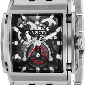 invicta speedway quartz transparent dial men's watch 41645