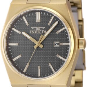 invicta speedway zager exclusive quartz charcoal dial men's watch 48397
