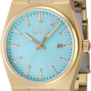 invicta speedway zager exclusive quartz light blue dial men's watch 48401