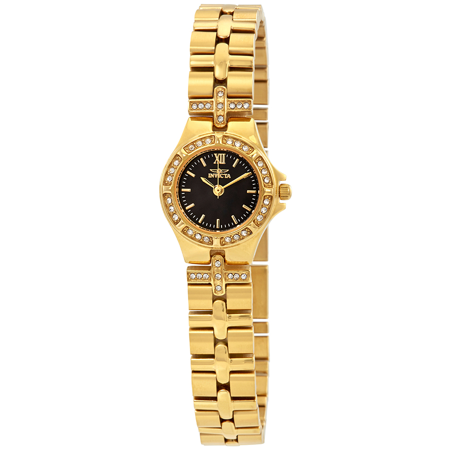 invicta wildflower crystal black dial ladies watch 17065 invicta wildflower crystal black dial ladies watch 17065
