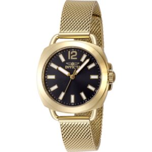 invicta wildflower quartz charcoal dial ladies watch 48916