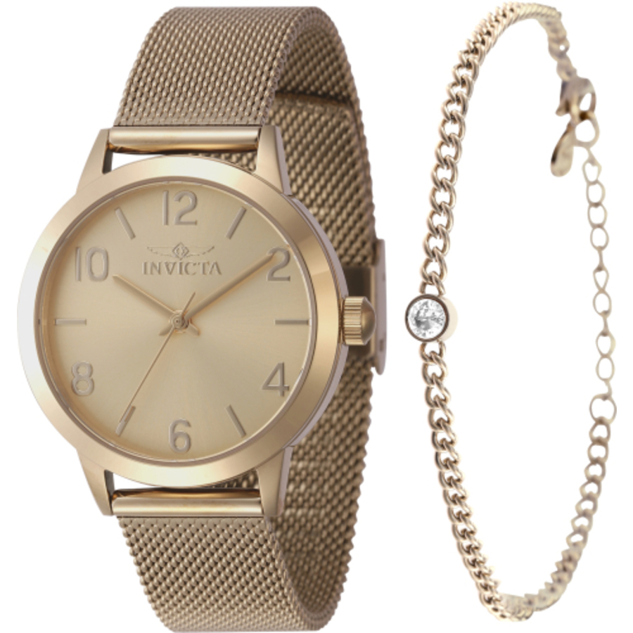 invicta wildflower quartz gold dial ladies watch 47275 with bracelet invicta wildflower quartz gold dial ladies watch 47275 with bracelet