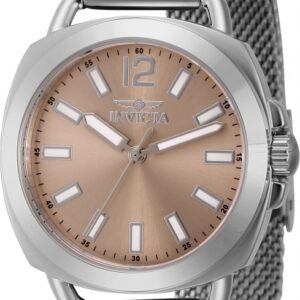 invicta wildflower quartz light pink dial ladies watch 46337